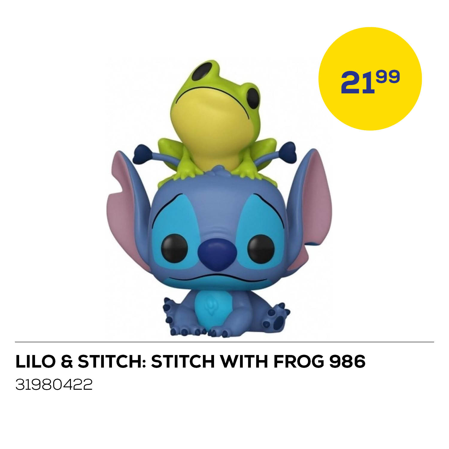 Funko Pop! Movies Disney - Lilo & Stitch: Stitch with Frog -> Special Edition 986